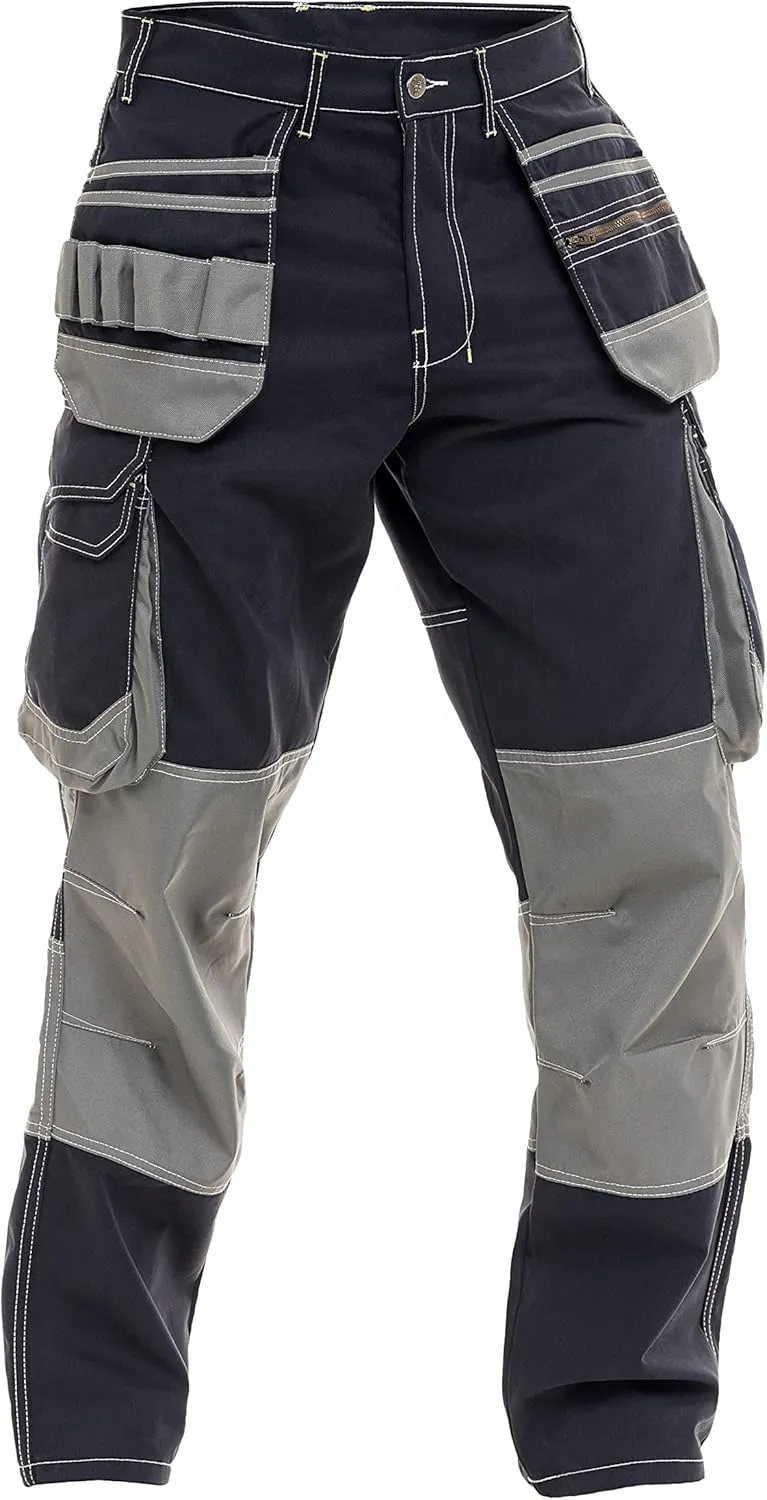 Mens Cargo Combat Pants Durable Work Pants with Tool Pockets Tactical Field Construction Work Safety Pants