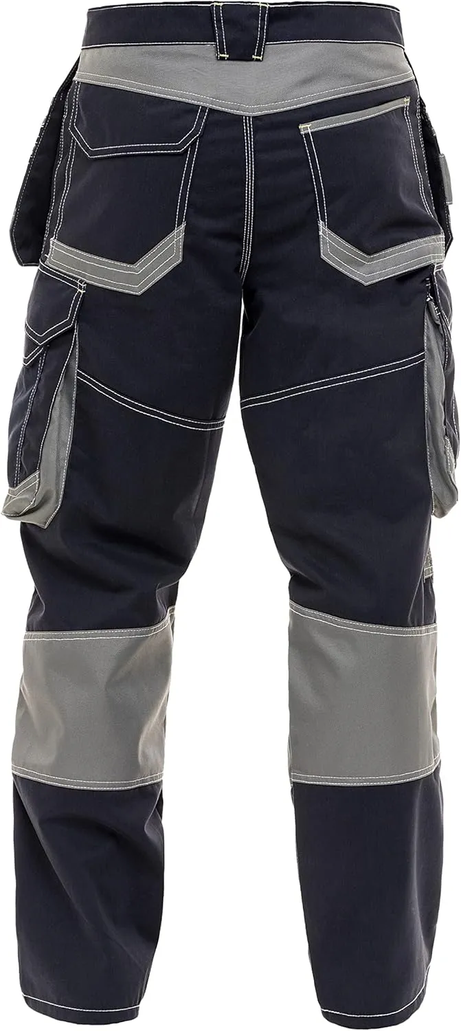 Mens Cargo Combat Pants Durable Work Pants with Tool Pockets Tactical Field Construction Work Safety Pants