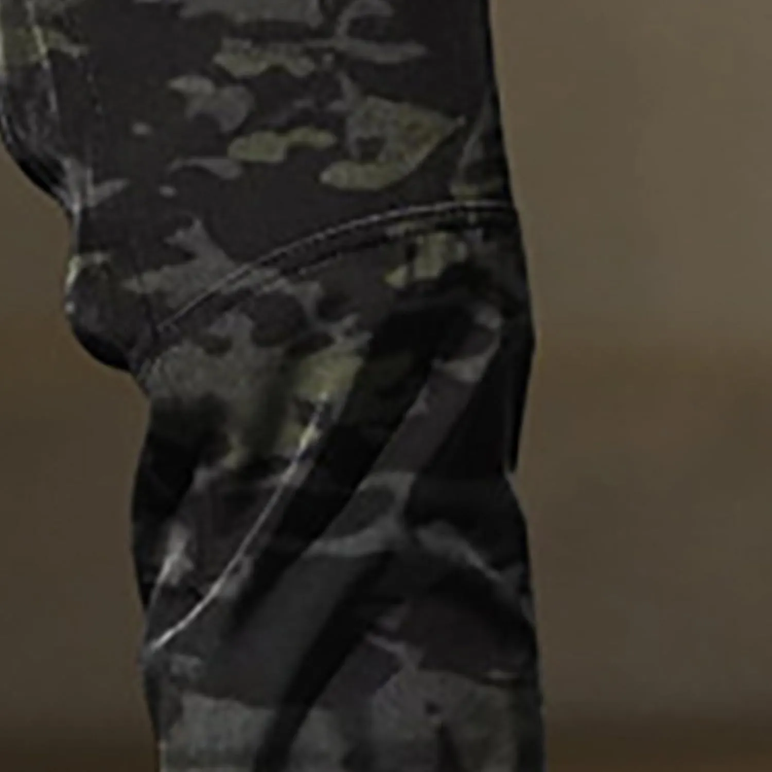 Mens Cargo Pants Relaxed Work Stretch Hiking Tactical Pants Military Fan Elastic Waistband Work Casual Overalls