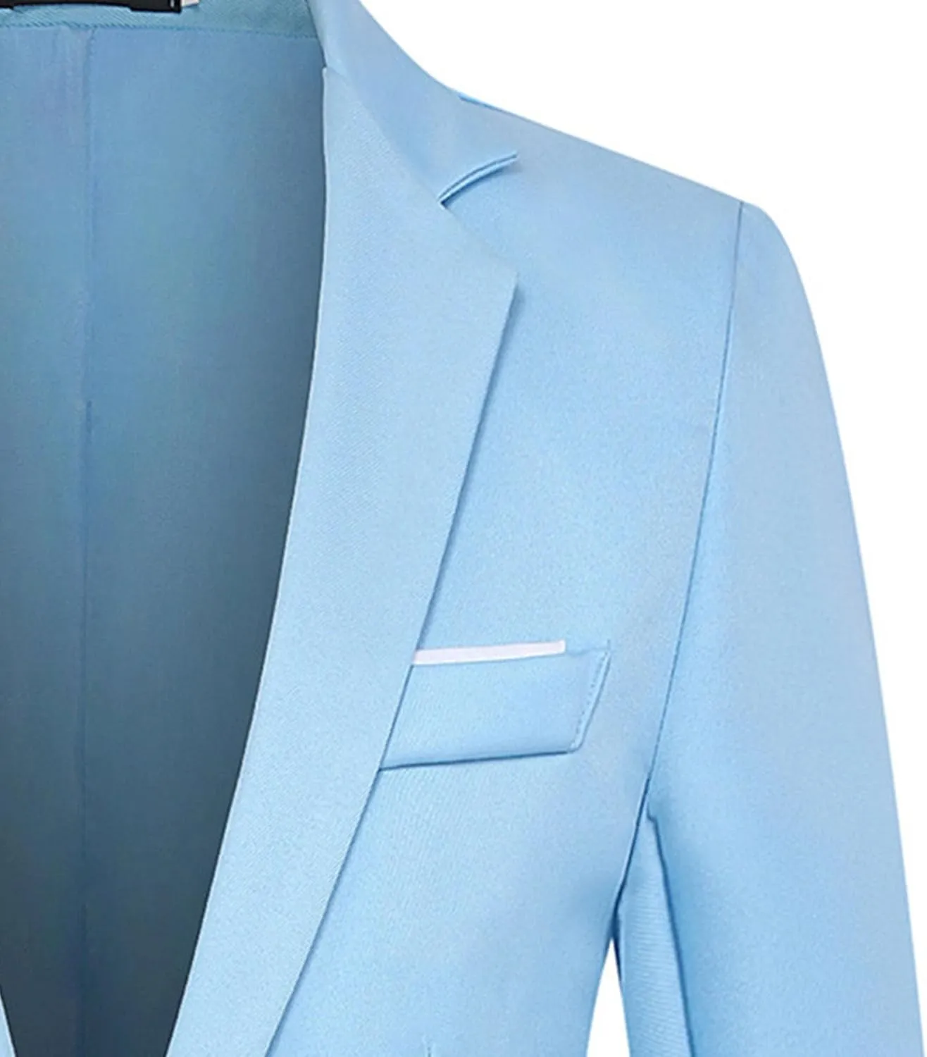 Men's Casual Blazer Jacket Fashion Slim Fit Business Sports Coat One Button Notched Lapel Business Suit Jacket