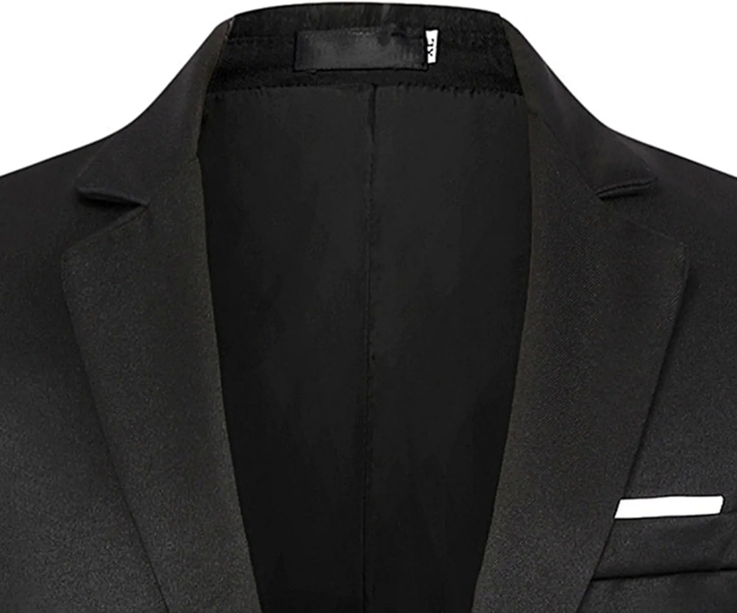 Men's Casual Blazer Jacket Fashion Slim Fit Business Sports Coat One Button Notched Lapel Business Suit Jacket