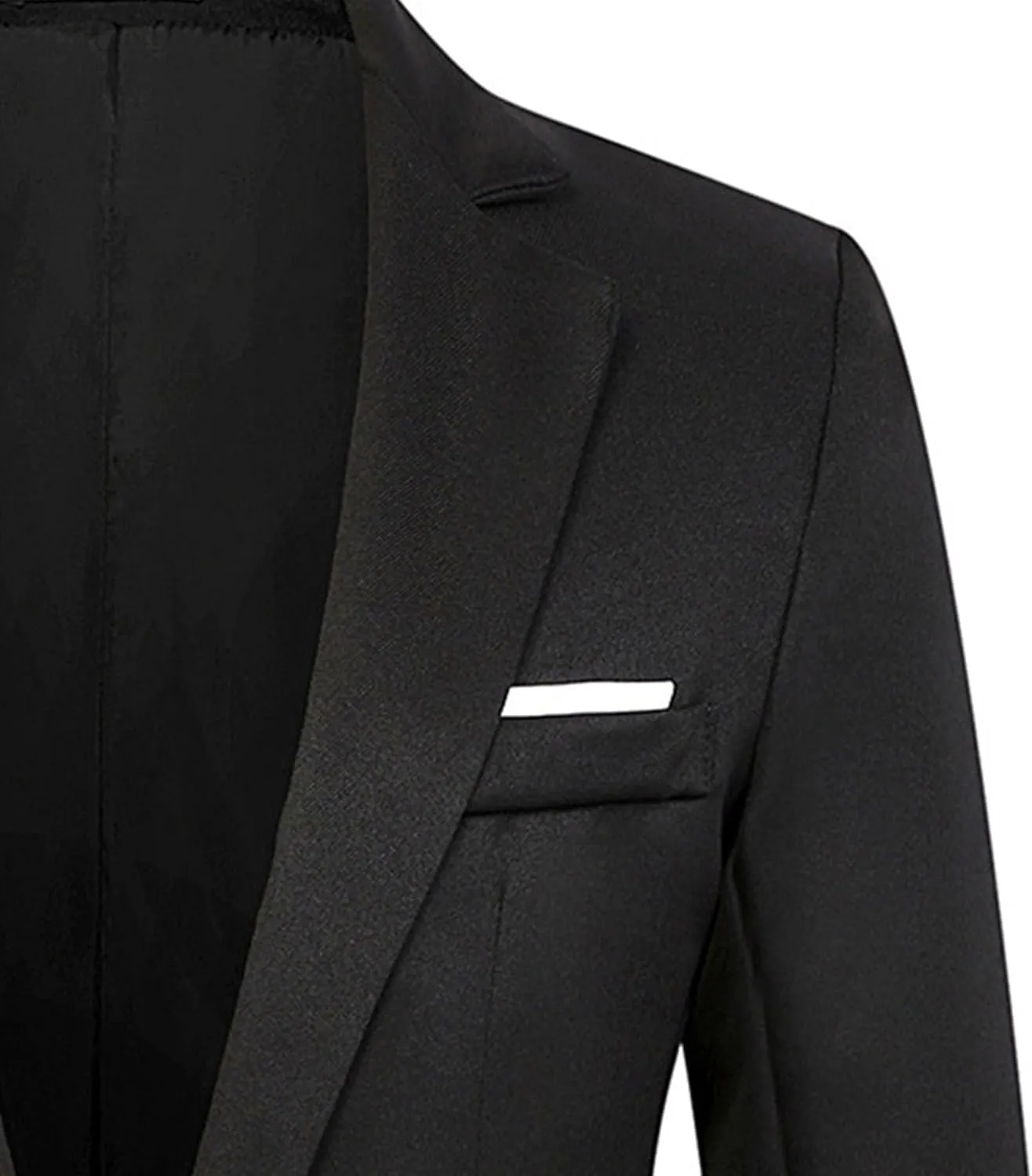 Men's Casual Blazer Jacket Fashion Slim Fit Business Sports Coat One Button Notched Lapel Business Suit Jacket
