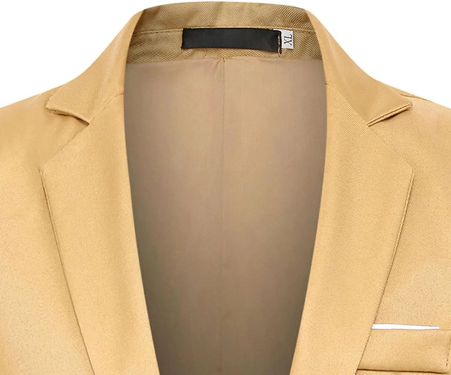 Men's Casual Blazer Jacket Fashion Slim Fit Business Sports Coat One Button Notched Lapel Business Suit Jacket