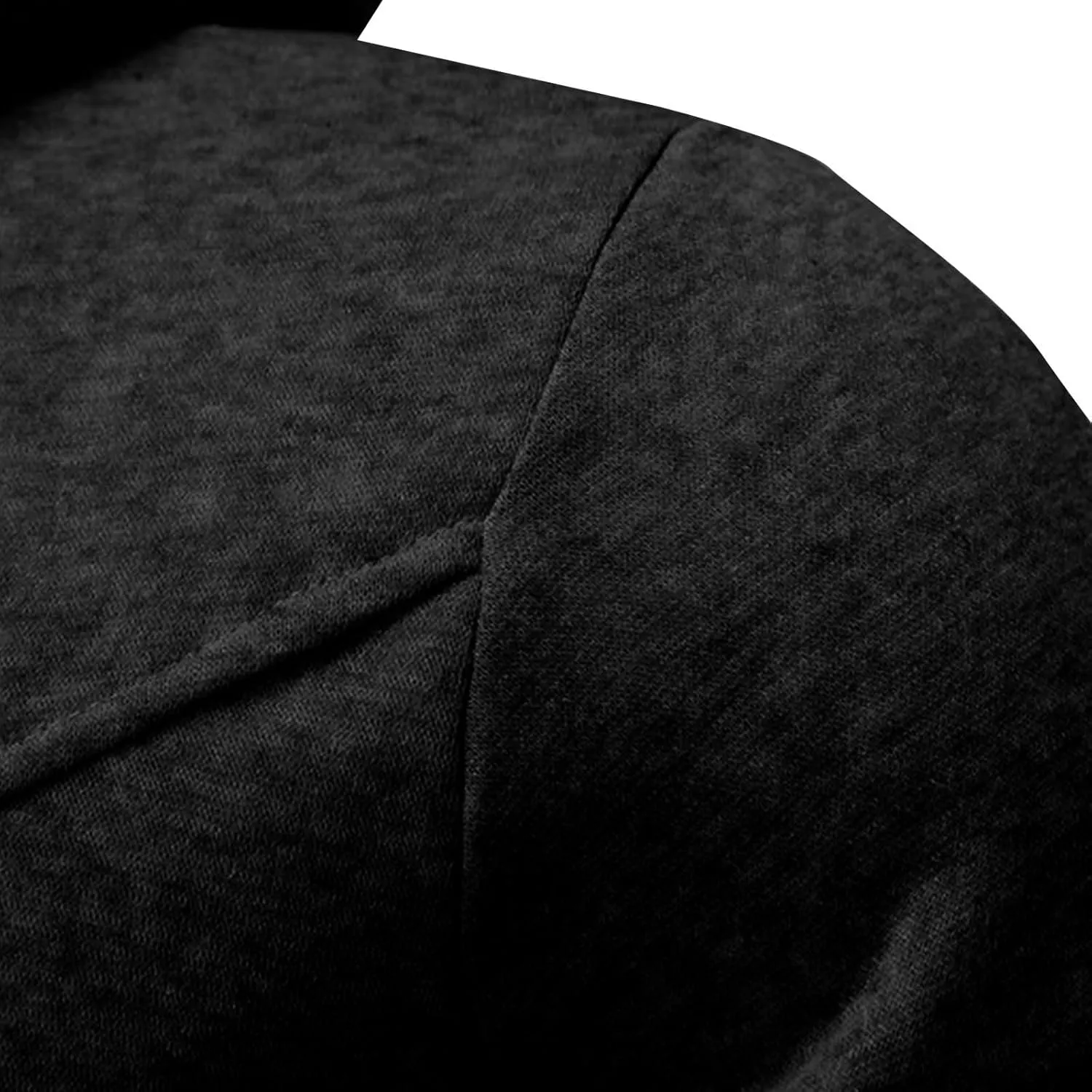Men's Double Zipper Stand Collar Jacket Drawstring Long Sleeve Hooded Sweatshirt Fashion Casual Jacket with Pockets