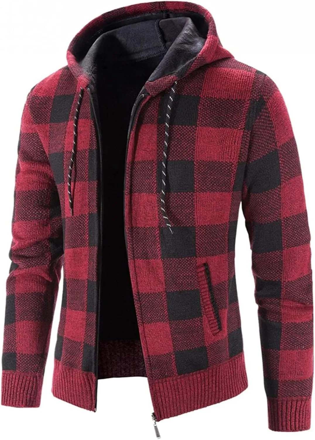 Mens Hoodies Pullover Fashion Long Sleeve Warm Camouflage Printed Hooded Jacket Top