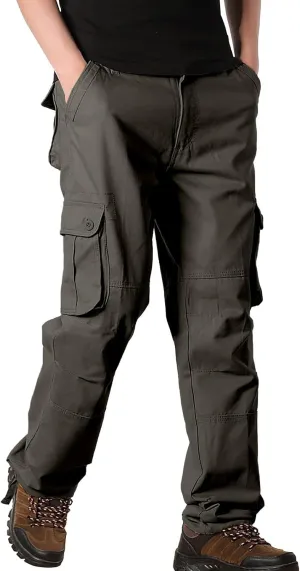 Men's Joggers Pants Lightweight Cargo Pants for Mens Fleece Cargo Pants Lined Track Pants Men Man Sports Sweat