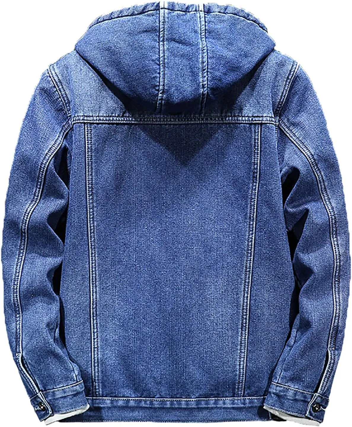 Men's Sherpa Fleece Lined Denim Jacket Warm Winter Trucker Jacket Cowboy Jean Jacket Winter Warm Hoodies