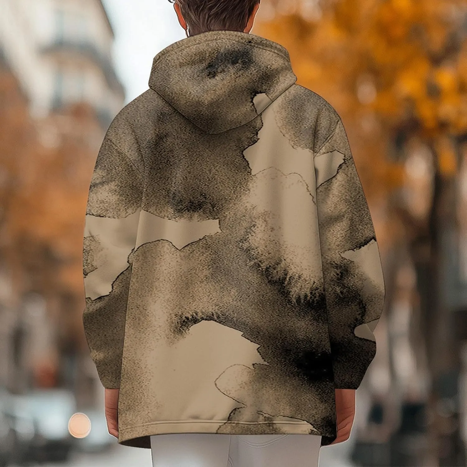 Mens Sherpa Hoodie Full-Zip Casual Thick Sweatshirt Fleece Warm Winter Hooded