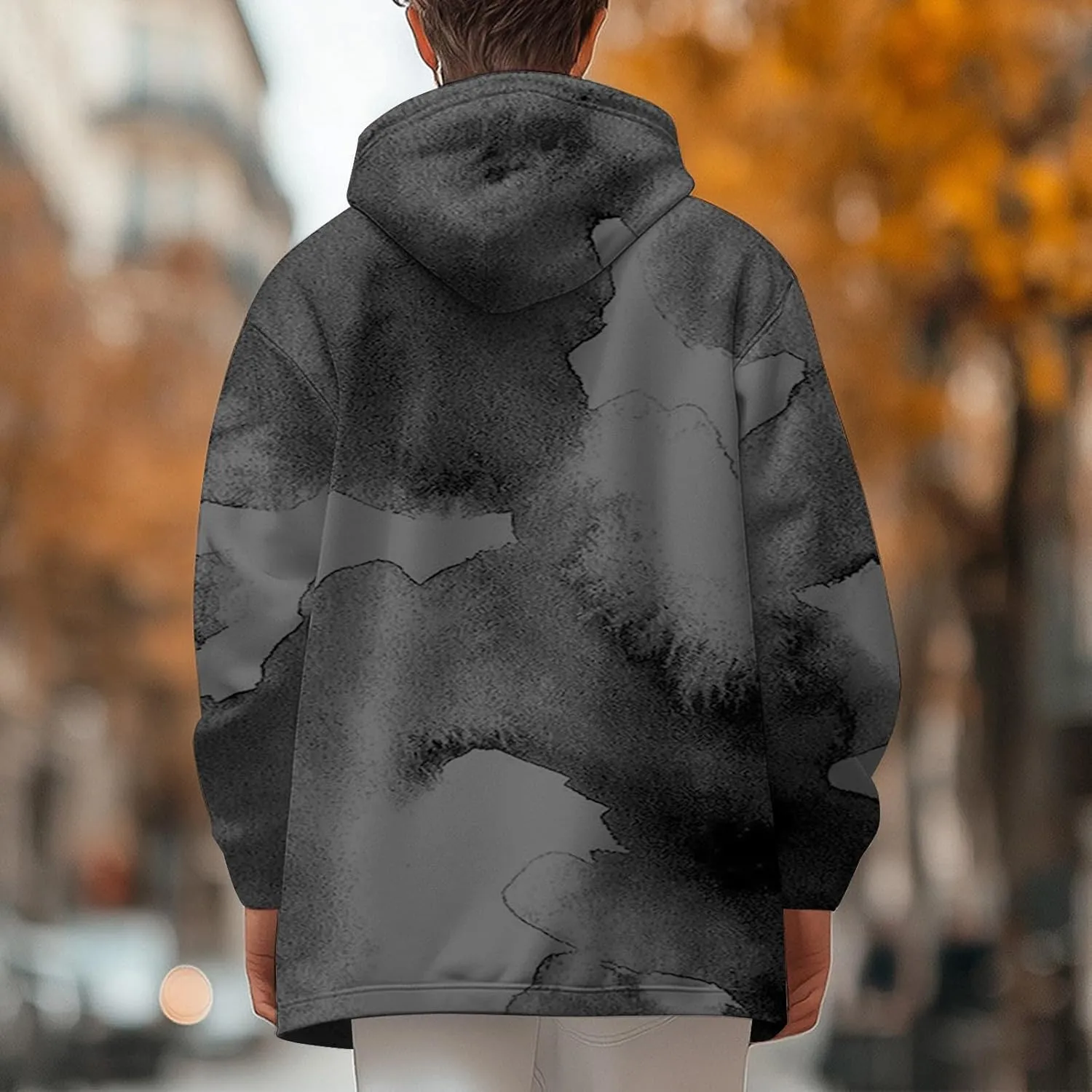 Mens Sherpa Hoodie Full-Zip Casual Thick Sweatshirt Fleece Warm Winter Hooded