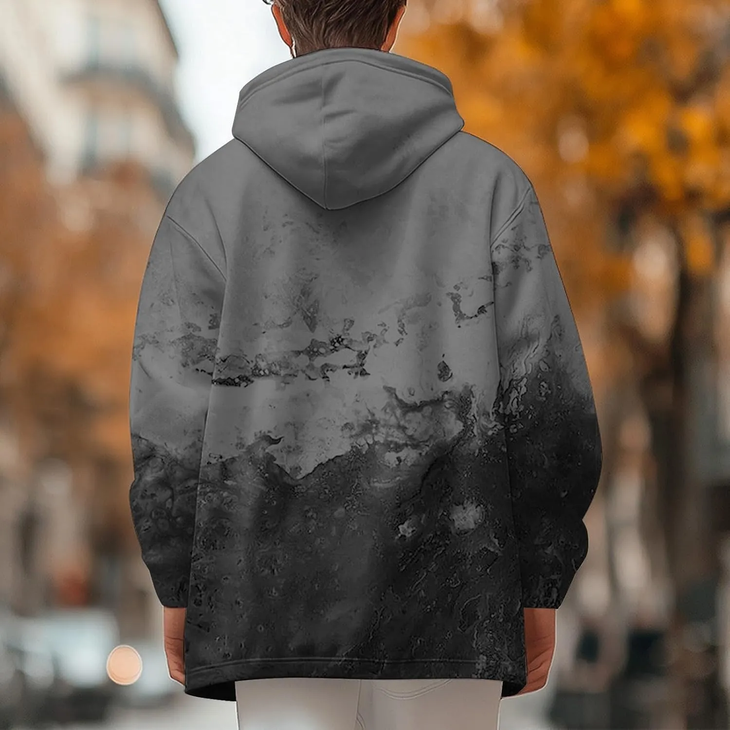 Mens Sherpa Hoodie Full-Zip Thermal Thick Sweatshirt Winter Fleece Heavyweight Hoodies