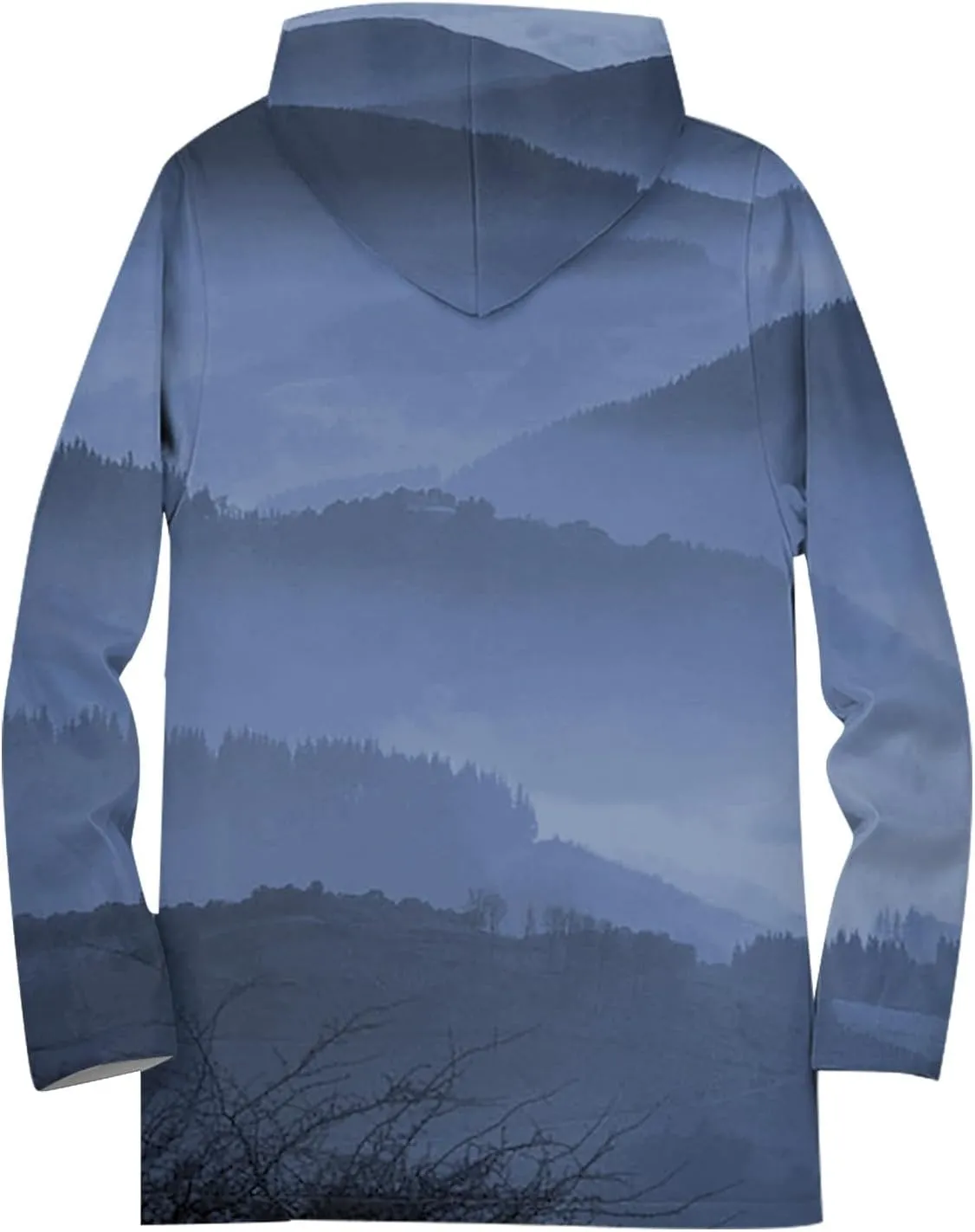Mens Sherpa Hoodie Full-Zip Thick Heavyweight Sweatshirt Warm Winter Fleece Hooded