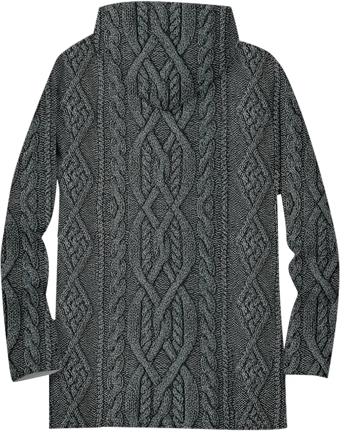 Mens Sherpa Hoodie Full-Zip Thick Warm Sweatshirt Fleece Casual Heavyweight Hooded