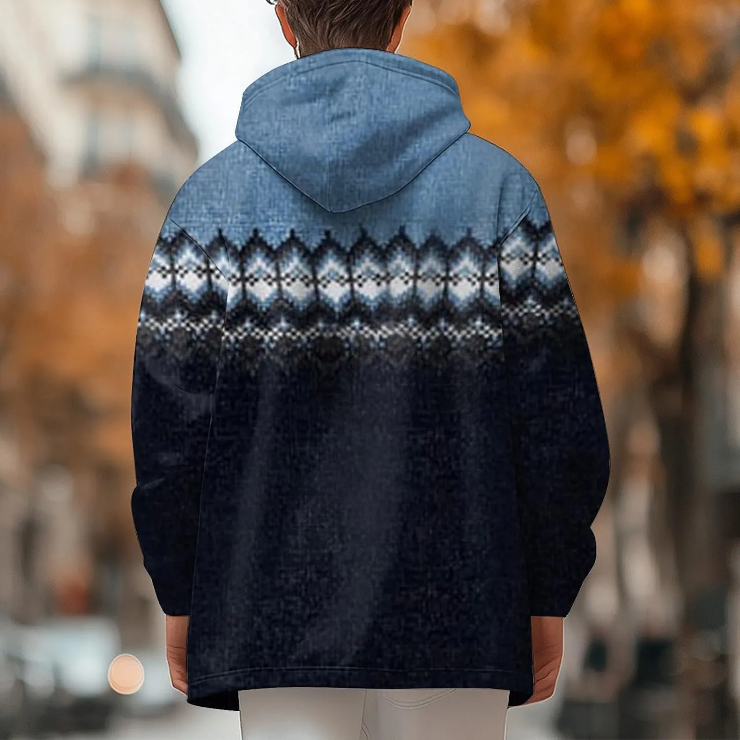 Mens Sherpa Hoodie Full-Zip Thick Warm Sweatshirt Fleece Casual Heavyweight Hooded