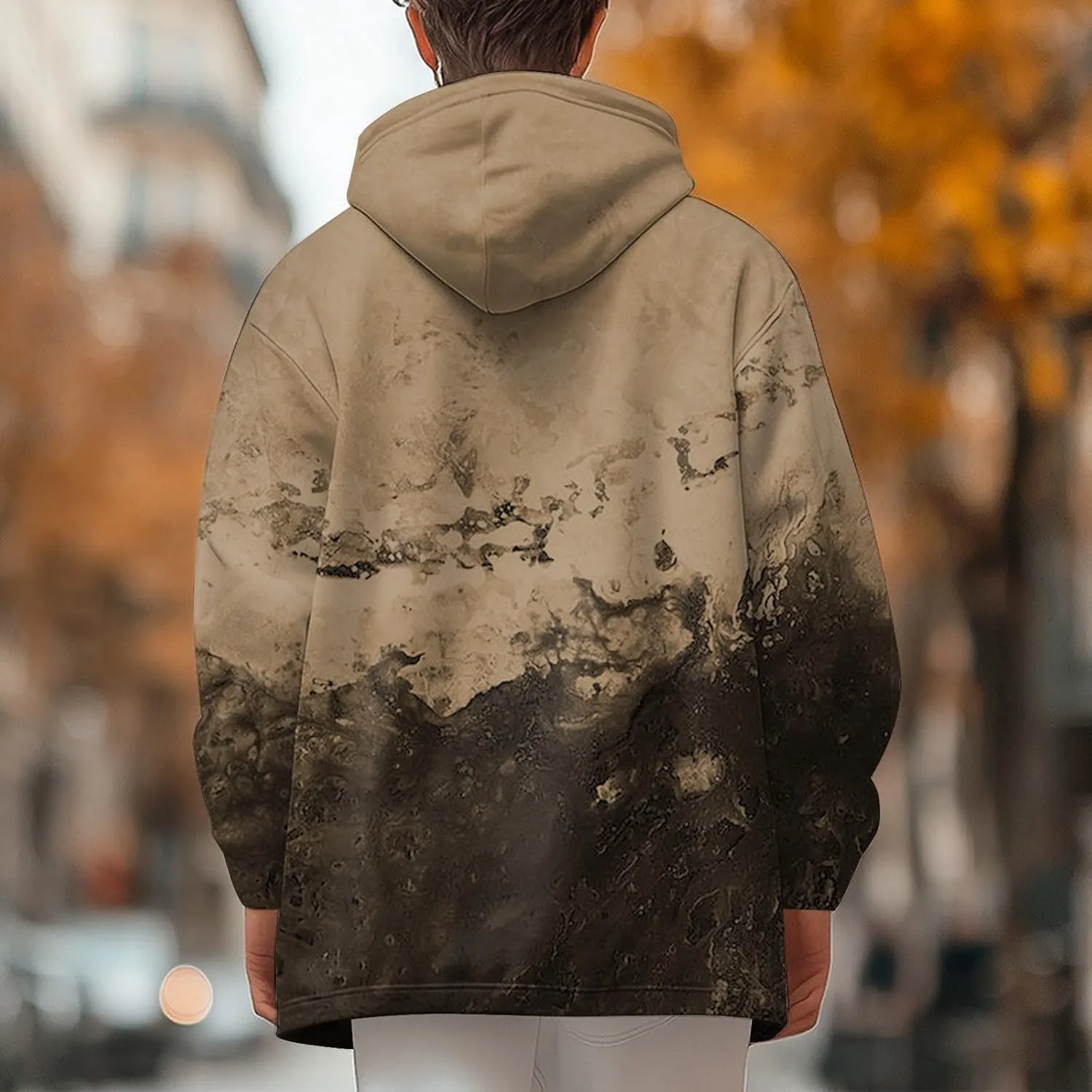 Mens Sherpa Hoodie Full-Zip Warm Thermal Sweatshirt Heavyweight Fleece Winter Hooded