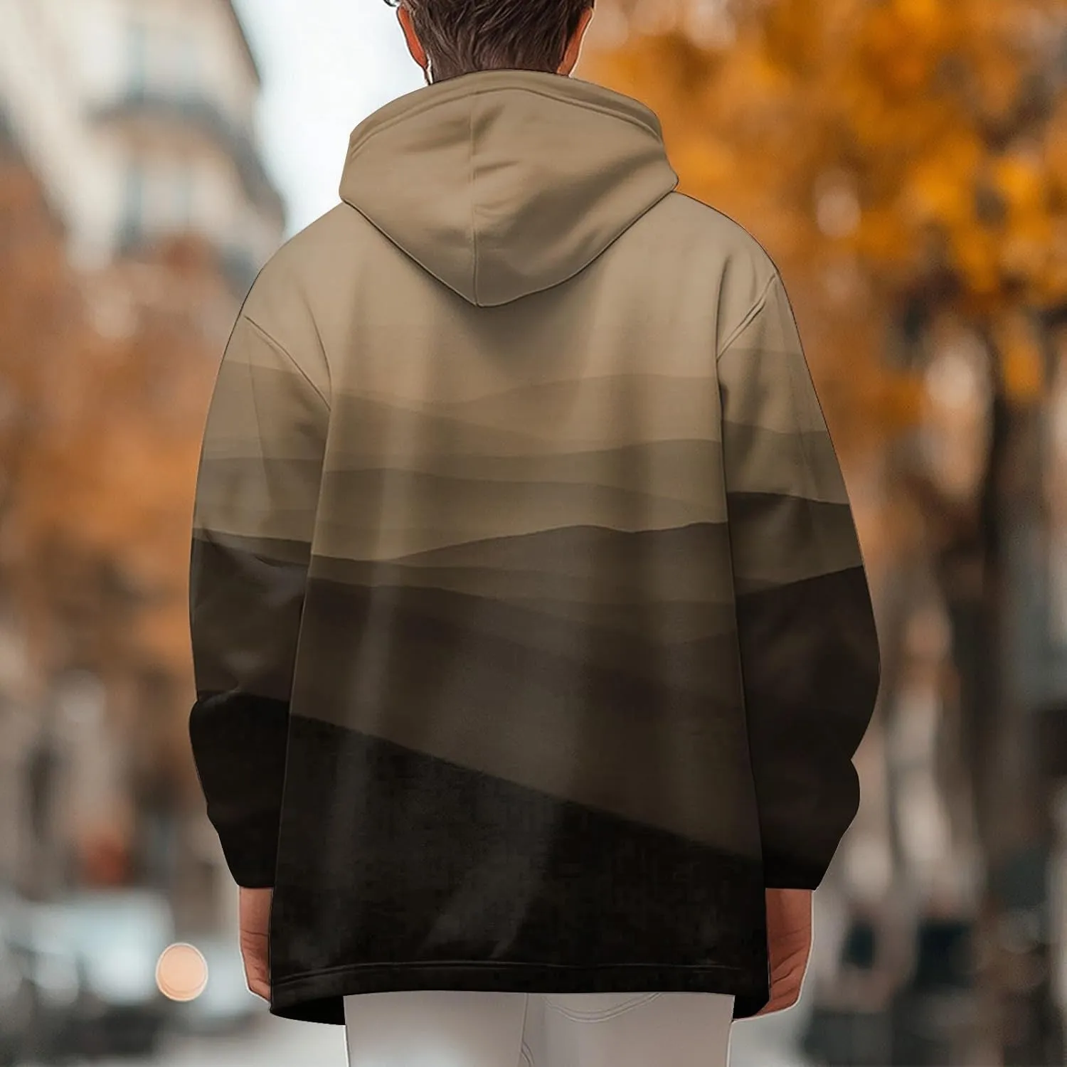 Mens Sherpa Lined Hoodie Full-Zip Winter Fleece Hooded Warm Thick Casual Sweatshirt