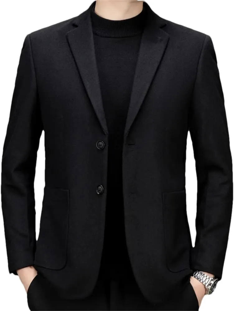 Men's Suit Jacket Slim Fit Retro Style Suit Jacket Business Casual Jacket
