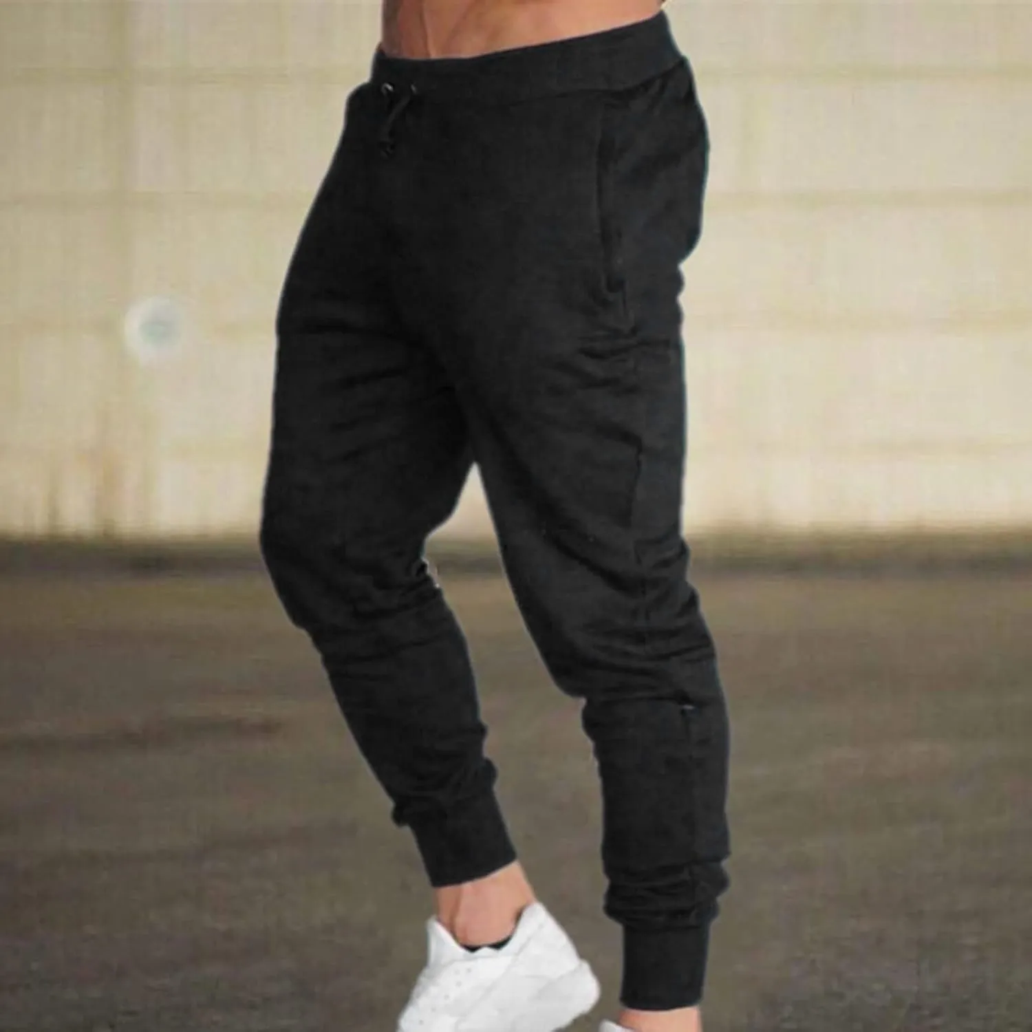 Men's Sweatpants Athletic Cargo Pants for Men Casual Work Trousers Tactical Pants Hiking Sweat Pants Track Joggers