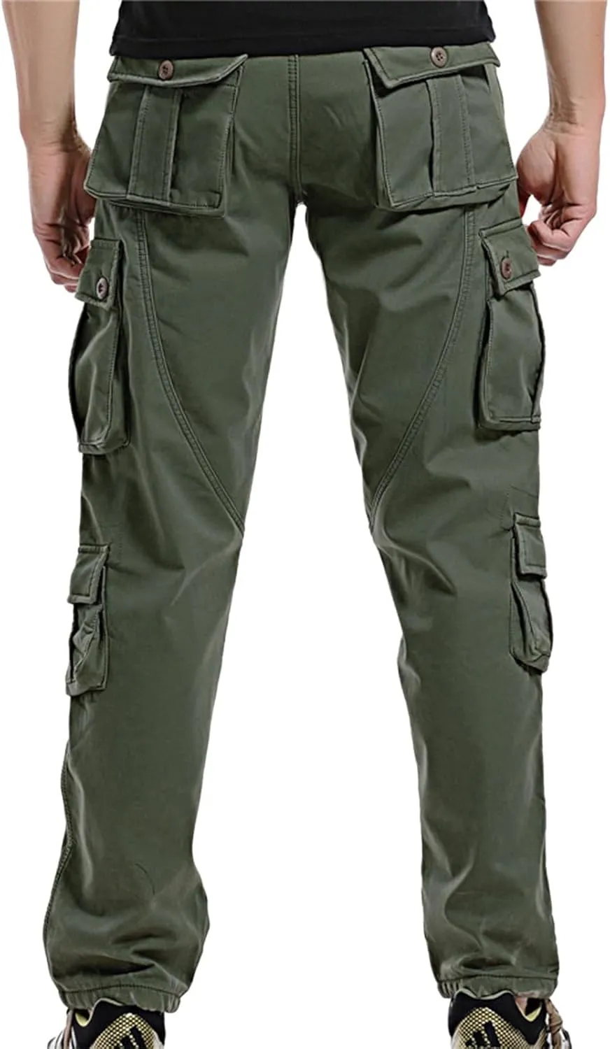 Mens Work Pants Big and Tall Hiking Pants Mens Black Stretchy Work Pants All Terrain Cargo Pants for Men Khaki Pants