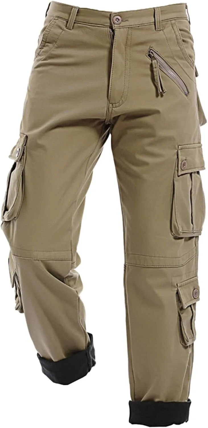 Mens Work Pants Big and Tall Hiking Pants Mens Black Stretchy Work Pants All Terrain Cargo Pants for Men Khaki Pants