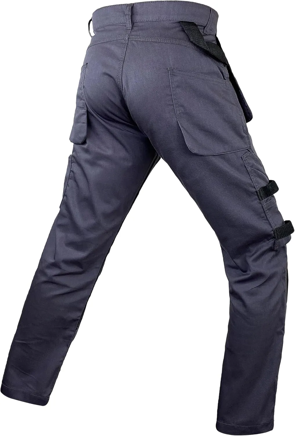Notus Men’s Work Casual Tactical Cordura Knee Carpenter Construction Utility Cargo Work Trousers Pants