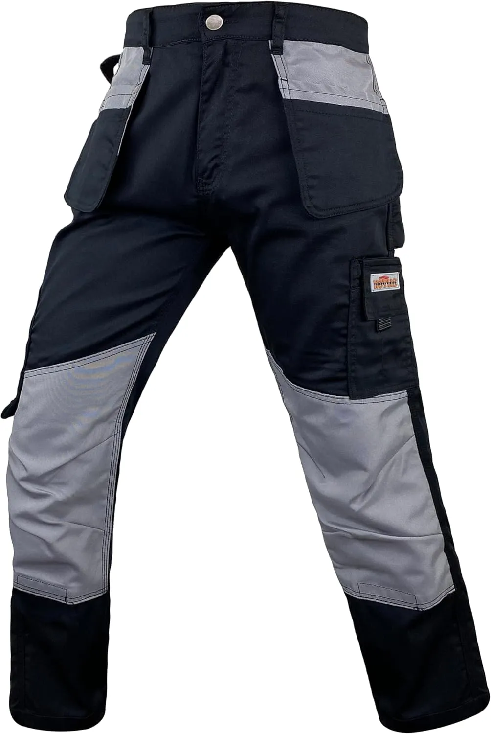 Notus Men’s Work Casual Tactical Cordura Knee Carpenter Construction Utility Cargo Work Trousers Pants