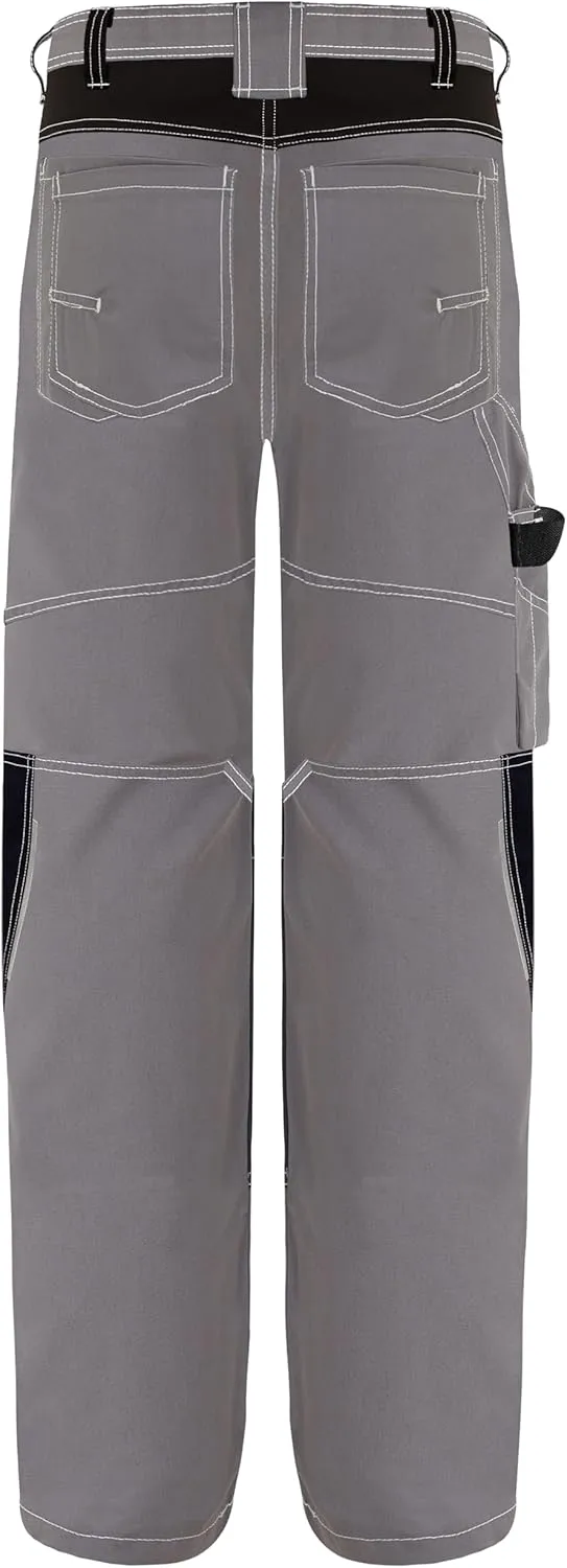 Notus Men's Work Utility & Safety Work Pants Reinforced Cordura Knee Tactical Pants Utility Tools Pockets Workwear Pants