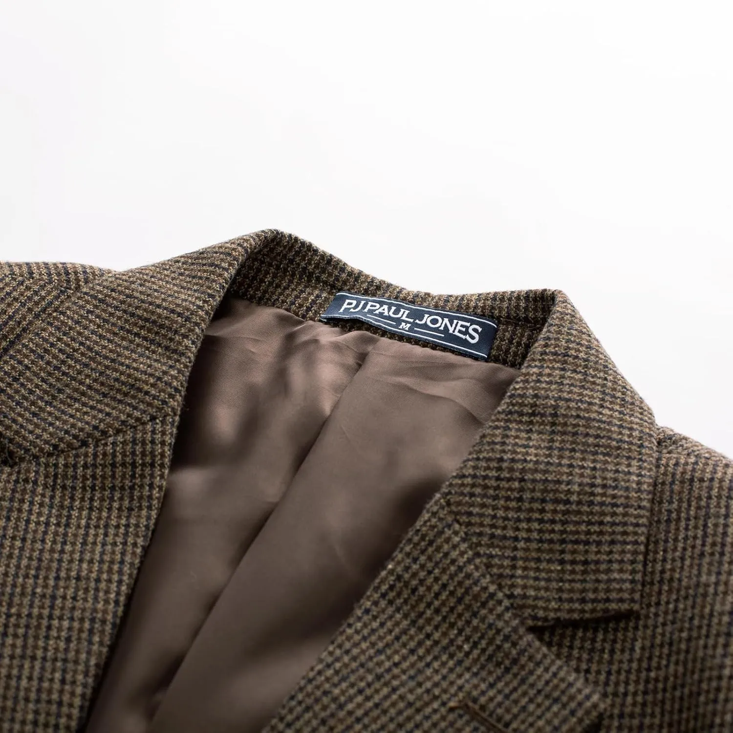 PJ PAUL JONES Men's Herringbone Tweed Blazer British Wool Blend Sport Coat Jacket
