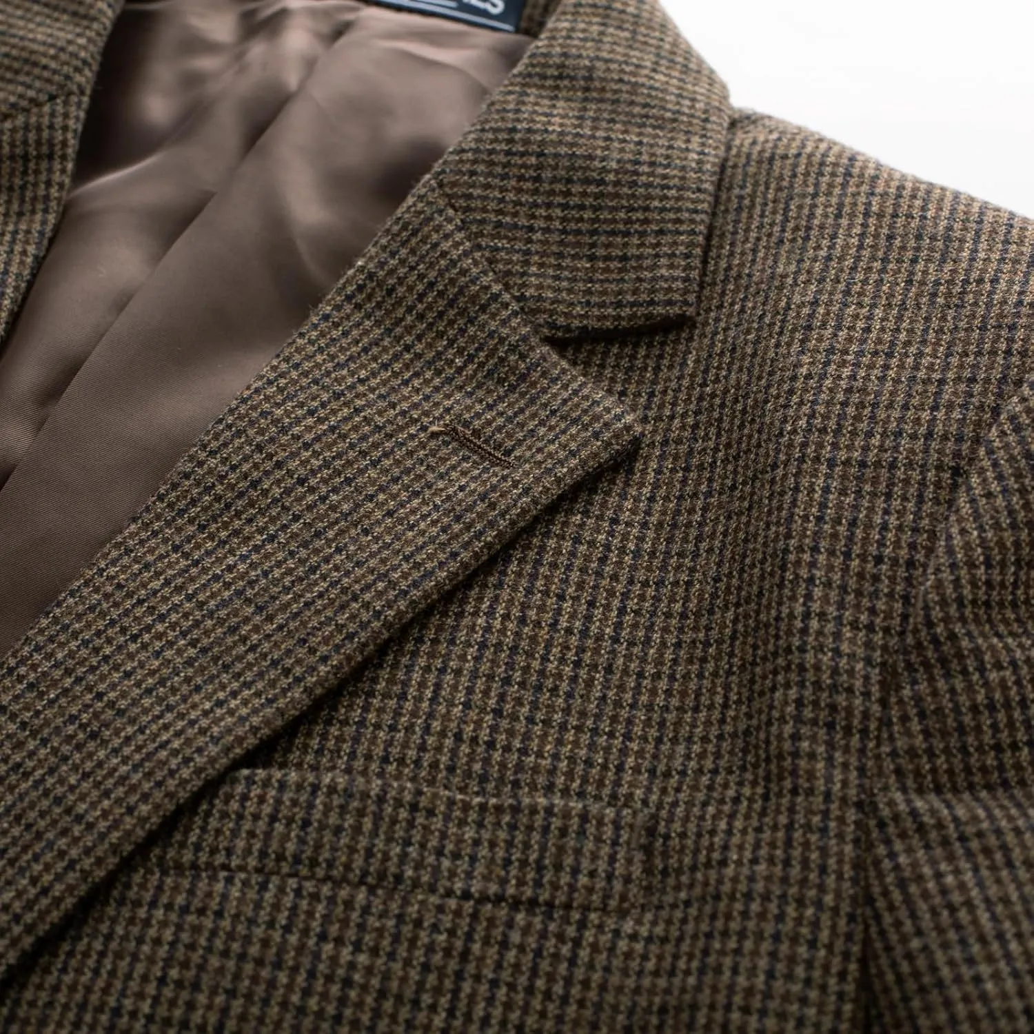 PJ PAUL JONES Men's Herringbone Tweed Blazer British Wool Blend Sport Coat Jacket