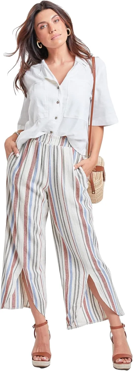Royalty For Me Womens Women’s Casual Summer High Rise Pants