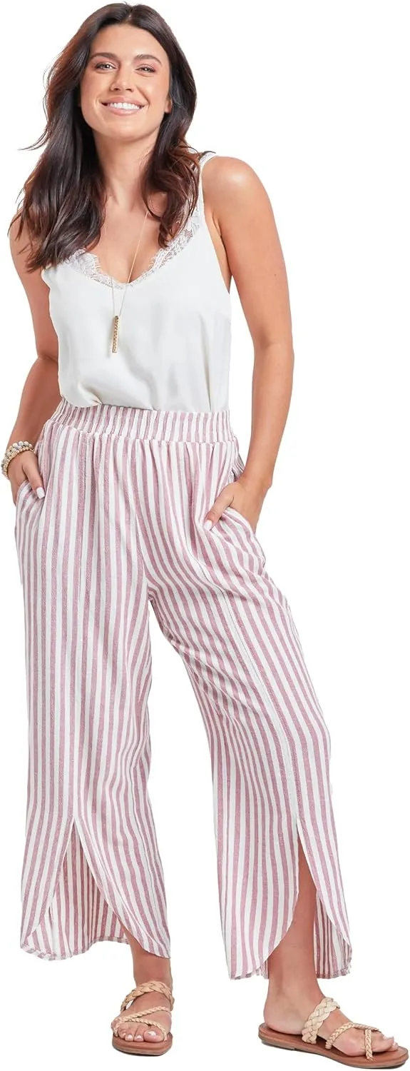 Royalty For Me Womens Women’s Casual Summer High Rise Pants
