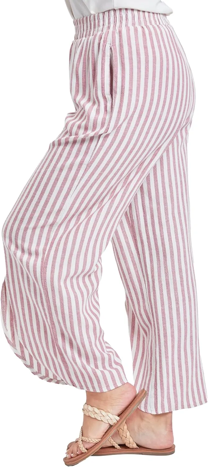 Royalty For Me Womens Women’s Casual Summer High Rise Pants