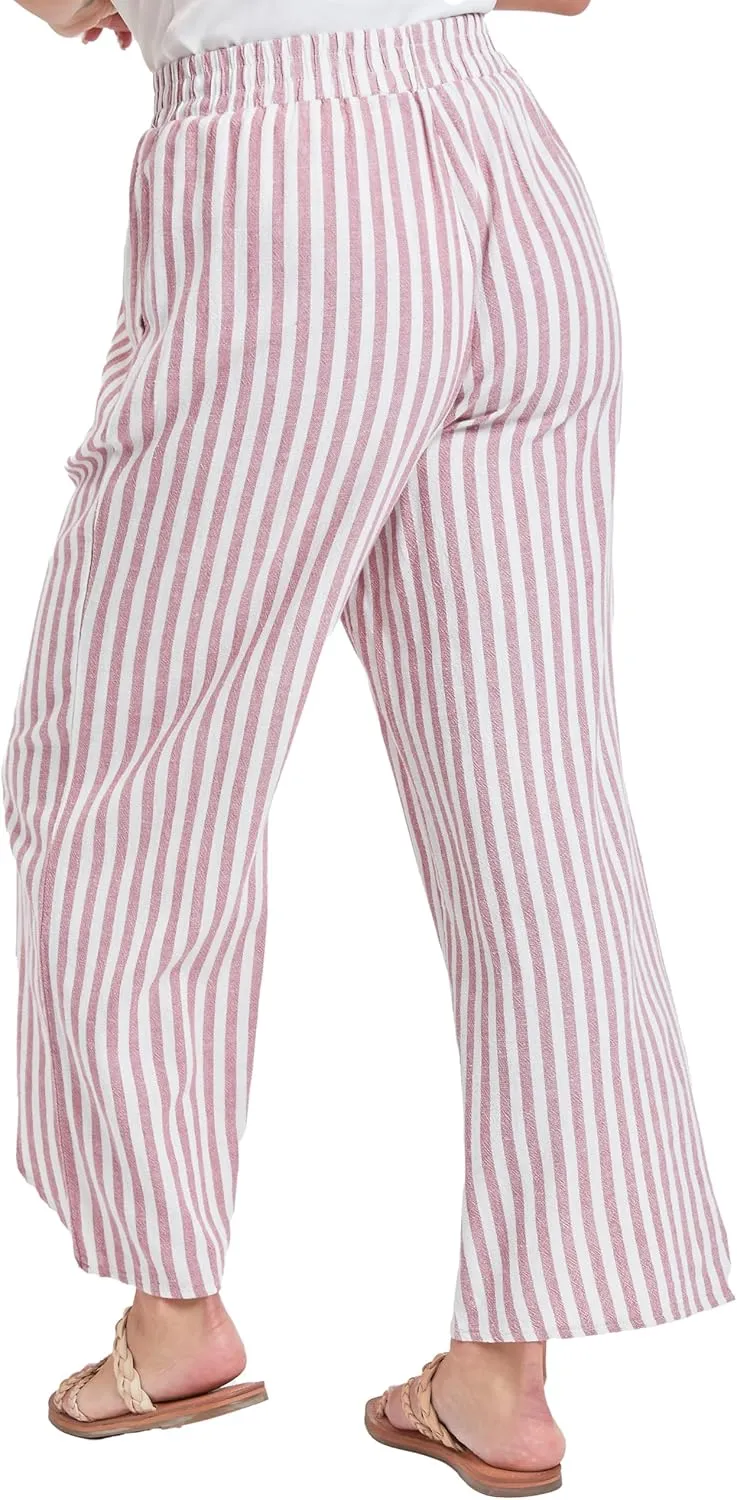 Royalty For Me Womens Women’s Casual Summer High Rise Pants