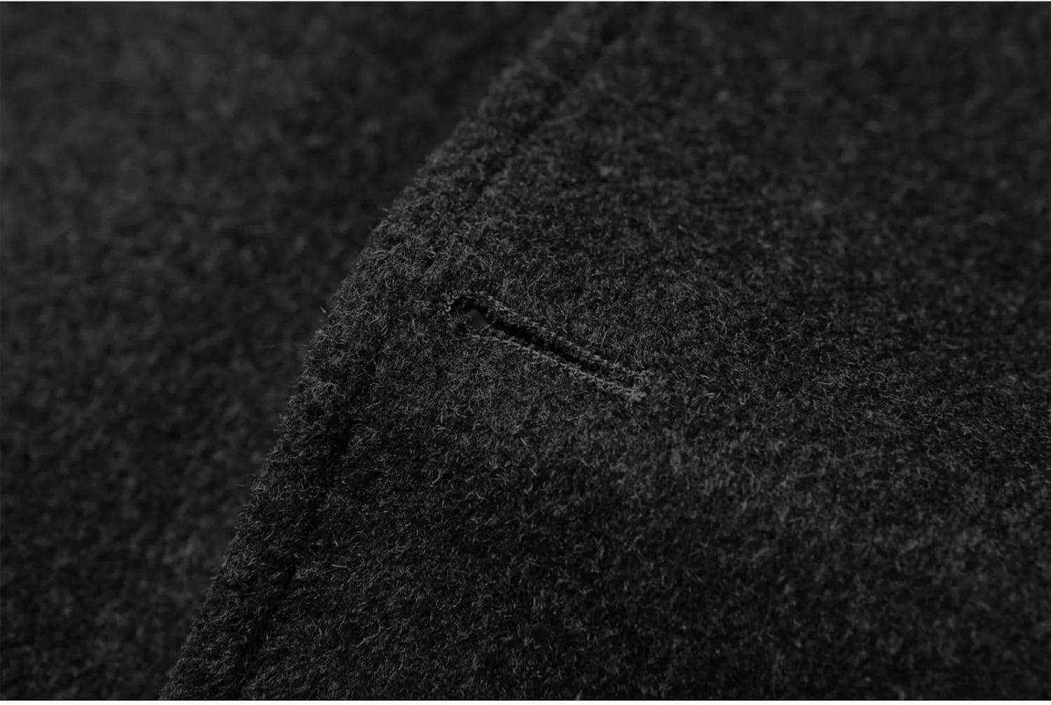 Sexyshine Men's Winter Fall Wool Blend Trench Coat Pea Coat Lapel Collar Single Breasted Lined Warm Jacket Long Overcoat