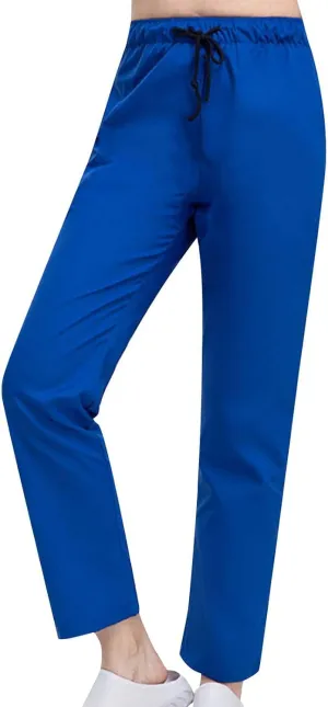 Straight Leg Pants for Women Drawstring Casual Lounge Soft Trousers Stretch Breathable Joggings with Drawstring