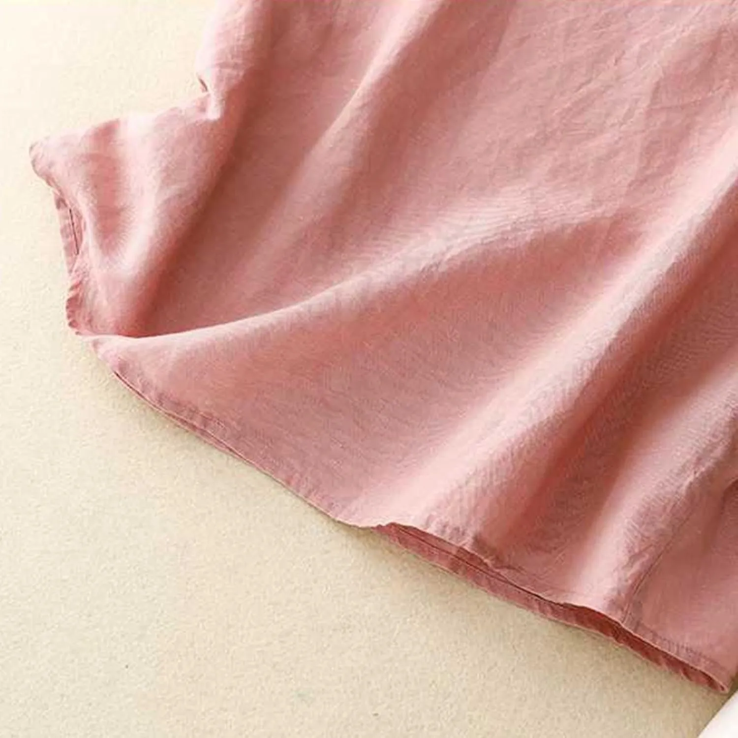 Summer Cotton Linen Tank Tops Women Sleeveless Square Neck Tees Shirts Elegant Solid Color Lightweight Comfy Blouses