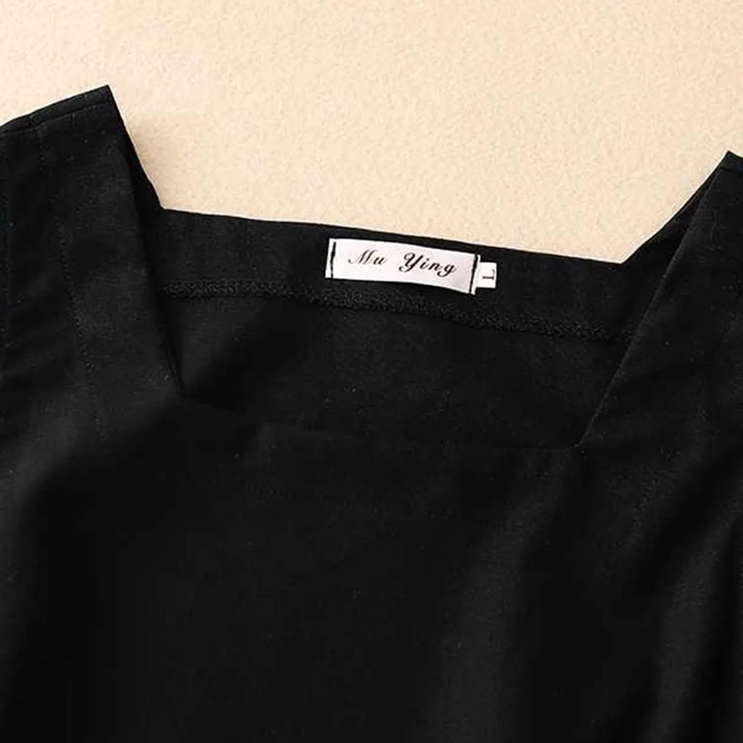 Summer Cotton Linen Tank Tops Women Sleeveless Square Neck Tees Shirts Elegant Solid Color Lightweight Comfy Blouses
