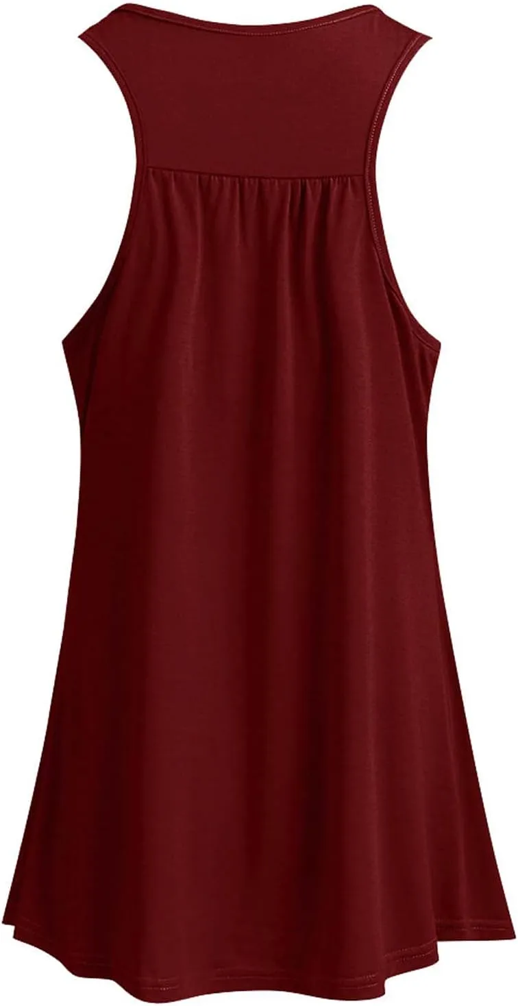 TANGNADE Women's Nursing Tank Tops Maternity Cami with Shelf Bra Breastfeeding Clothes Loose Fit Lounge Blouse