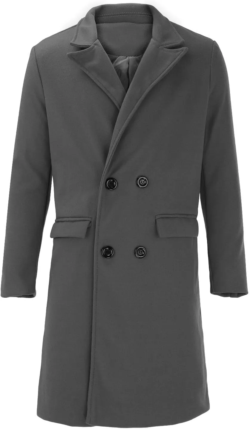 Trench Coats for Mens 2023 Fall Winter Hooded Jackets ies Windbreaker Coats 2023 Trench Coats Windbreaker Parka Coat