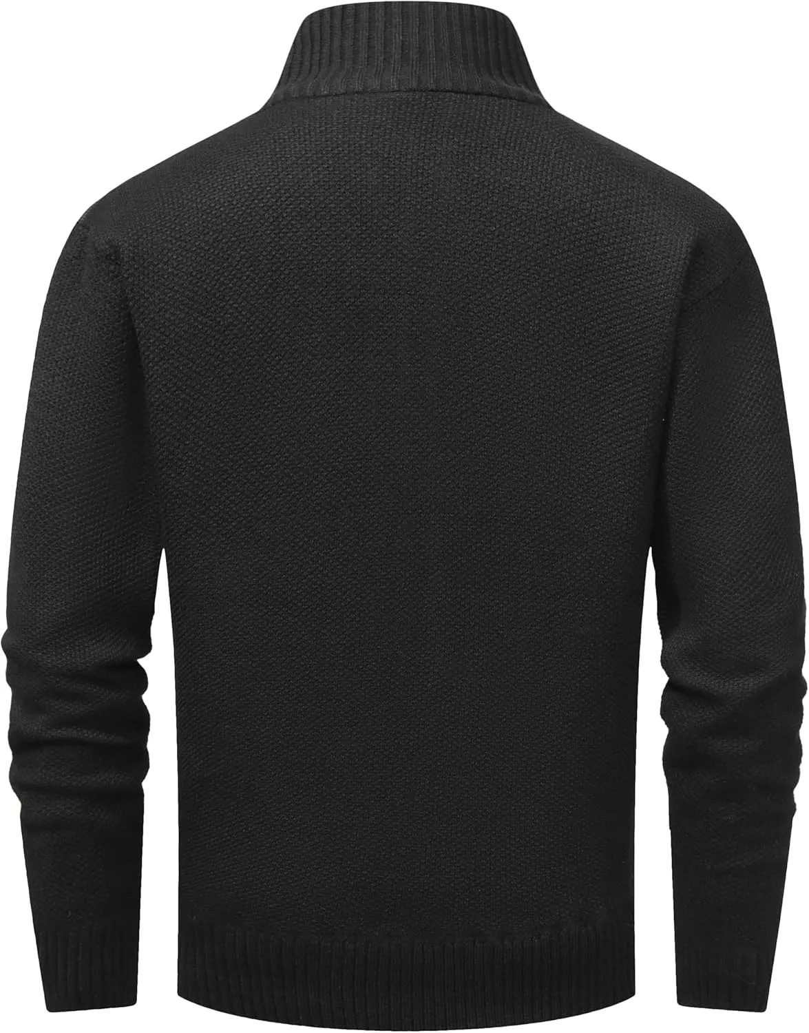 VtuAOL Men's Cardigan Sweaters Casual Full Zip Sweaters Knitted Cardigan with Pockets