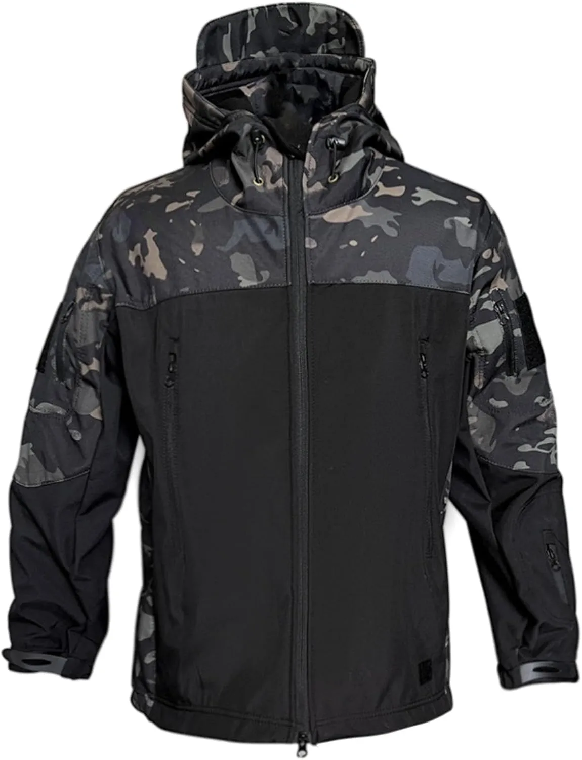 Waterproof Jackets For Men Lightweight Rain Jackets Hooded Raincoat Zip Windbreaker For Running Hiking Travel Coats