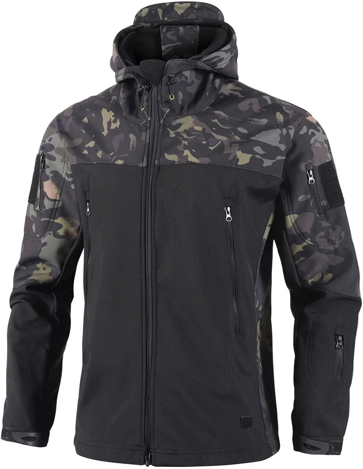 Waterproof Jackets For Men Lightweight Rain Jackets Hooded Raincoat Zip Windbreaker For Running Hiking Travel Coats