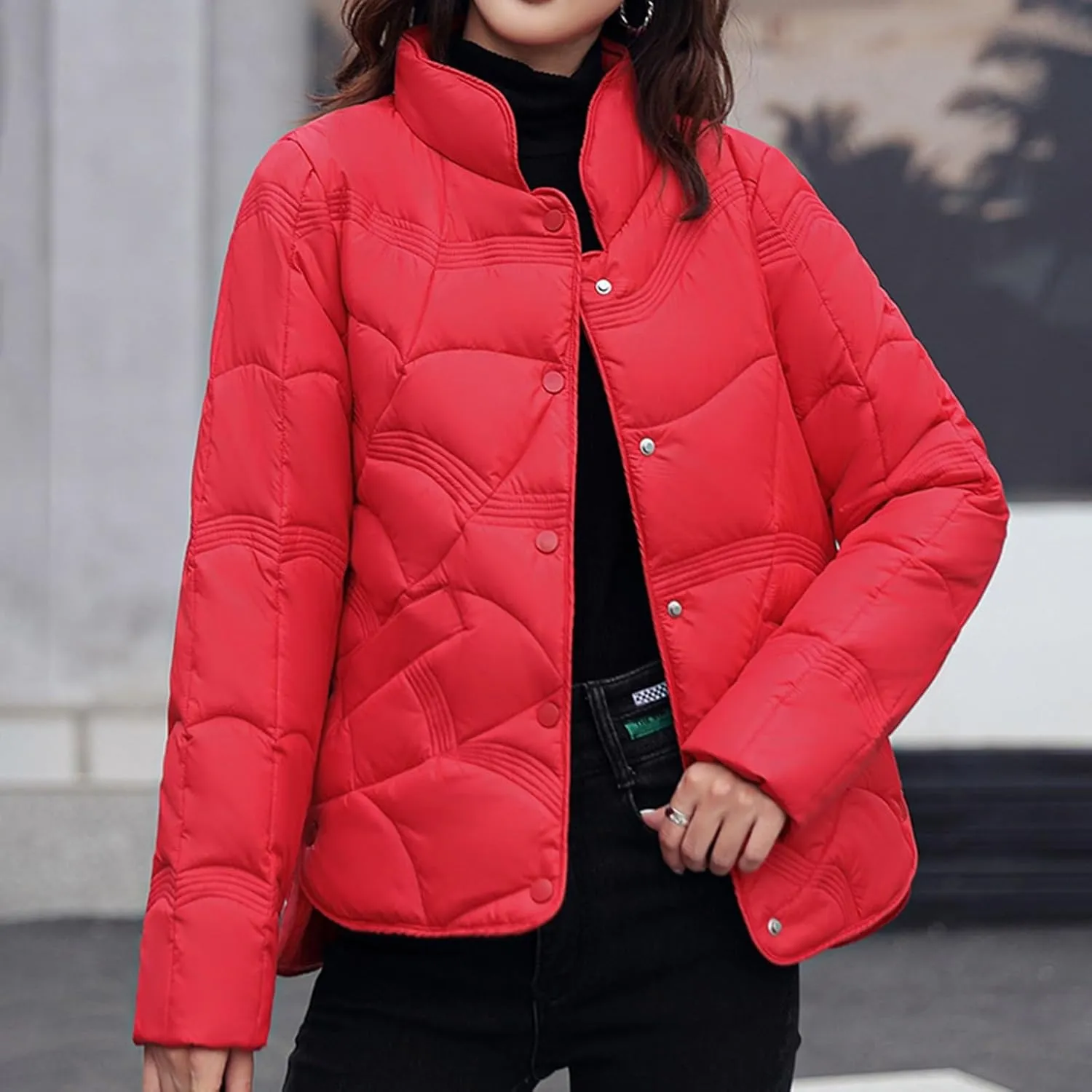 Winter Coats For Women Long Down Coats For Women Packable Puffer Jacket Women Bubble Coats For Women