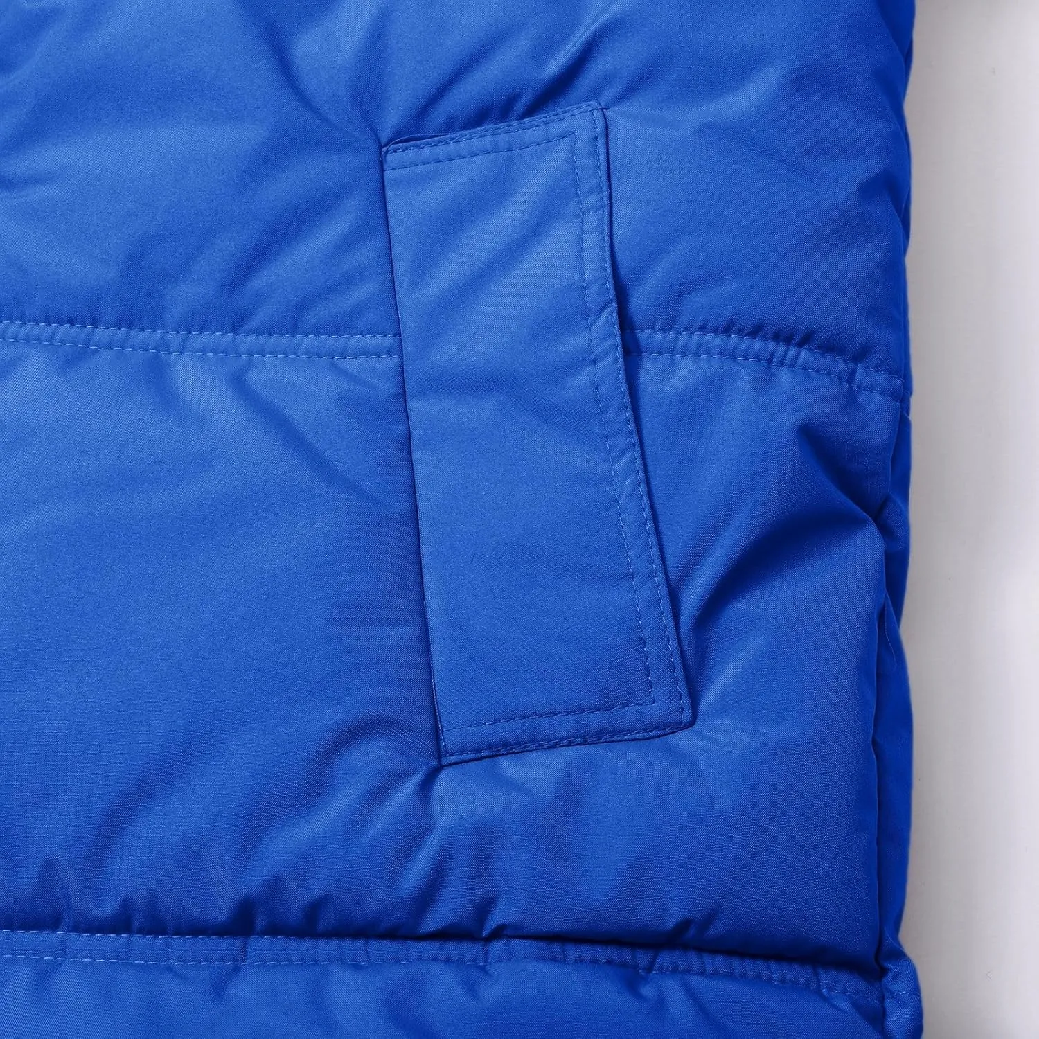 Women Puffer Jacket Cotton Clothes Solid Color Length Loose Jacket Hooded Windproof Comfortable Warm Down Cotton