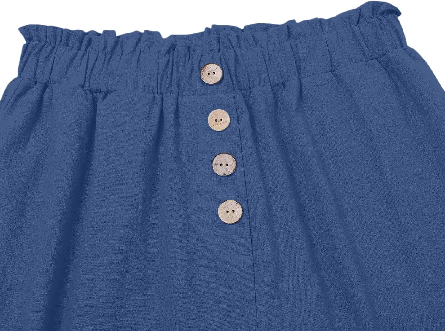 Womens Casual Pants Cotton Linen High Waisted Work Paper Bag Comfy Work Slim Office Dressy Tapered Pants