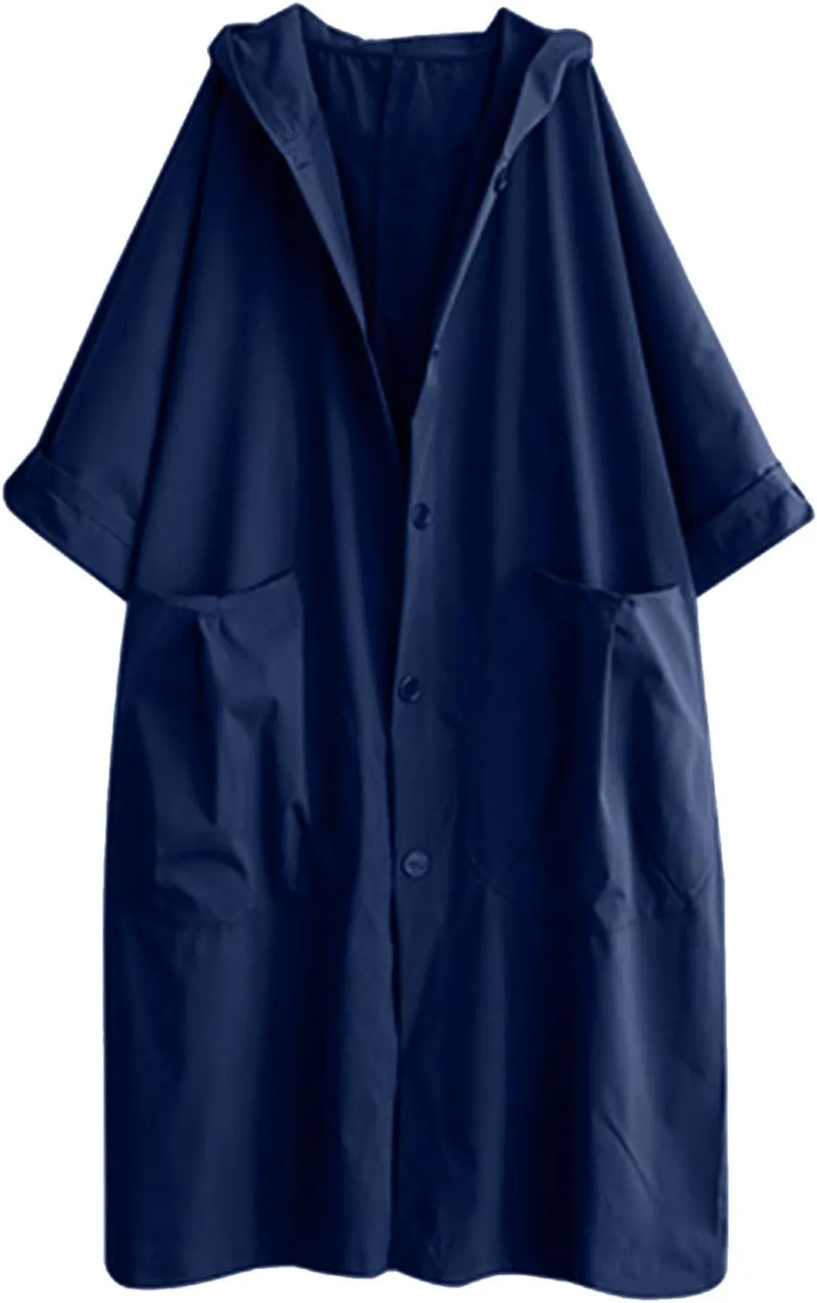 Womens Double Breasted Long Trench Coat Elegant Windbreaker Wild Winter Women'S Coat Double-Breasted Long Pedcoat