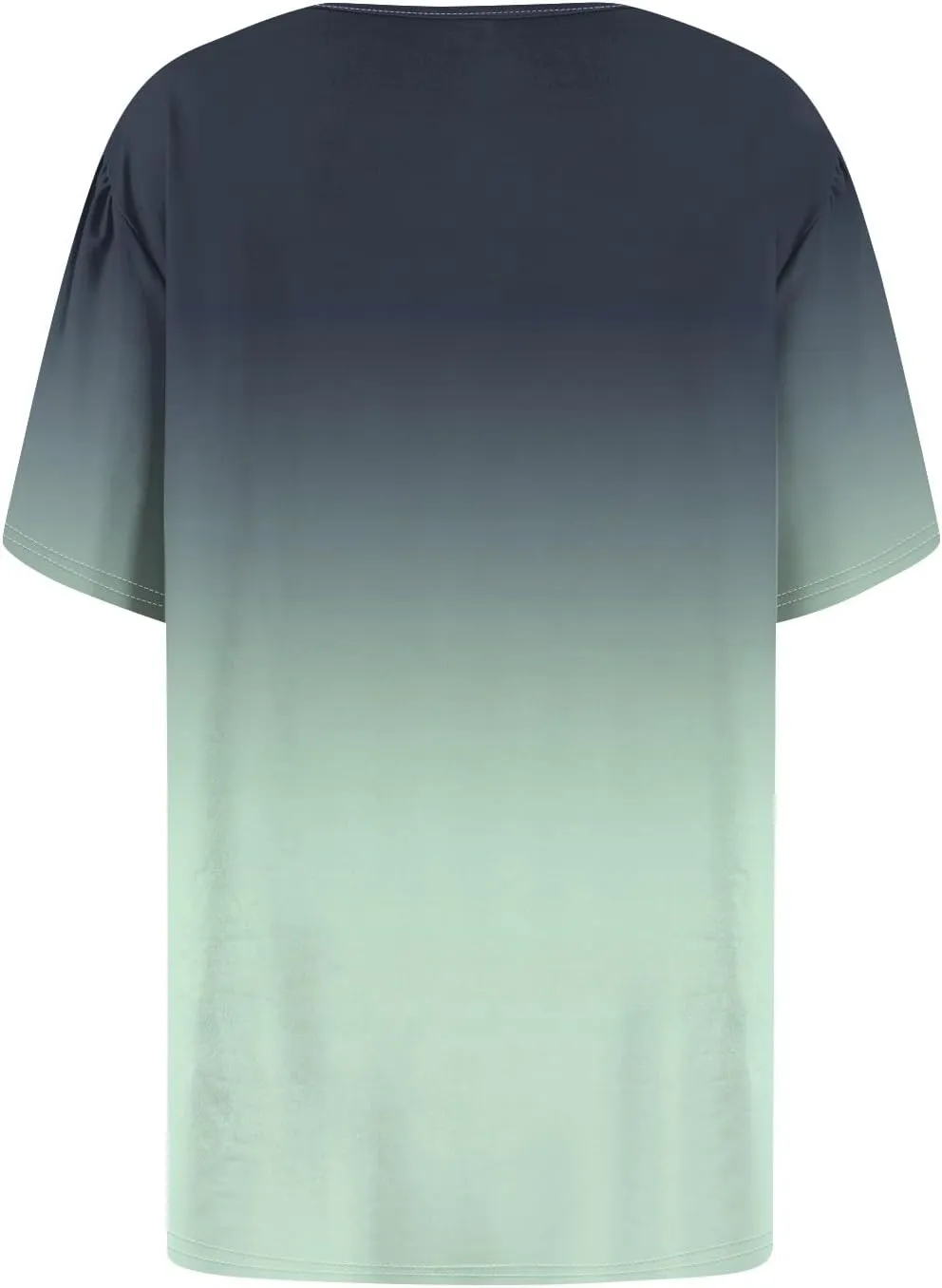 Womens Henley Short Sleeve Summer Dressy Casual Pleated Round Neck Tunic Graphic Tees With Leggings Shirts