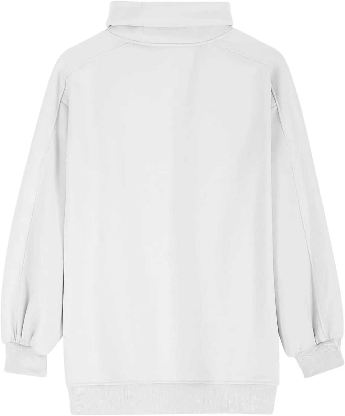Women's Long Sleeve Cowl Neck Sweatshirt Oversized Pullover Casual Loose Sweatshirts Plus Size Soft Tunic Tops