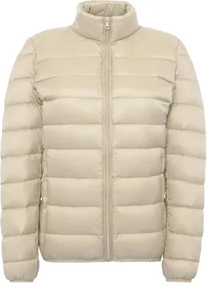 Women's Long Winter Down Coat Womens Lightweight Oversized Long Sleeve Zip Water Jacket Pockets Baggy Short Down