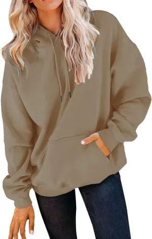 Womens Novelty Hoodies Pocket Sleeve Sweatshirt Long Shirt Tops Women Women's Blouse Fall Clothes with Pocket Sweaters