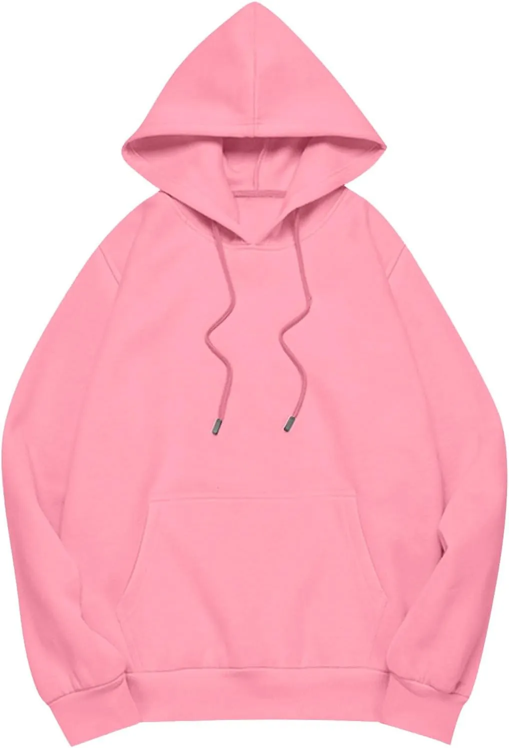 Womens Oversized Hoodie Sweatshirts Plus Size Drop Shoulder Y2K Hoodies Lightweight Drawstring Pullover with Pockets